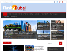 Tablet Screenshot of flashydubai.com